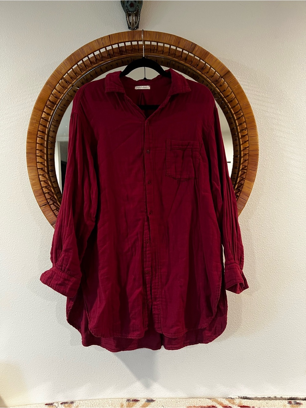 Free People x CP Shades Marella button down shirt